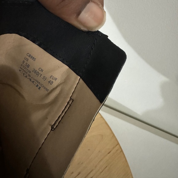 Coach Lacey Leather Ankle Boots - Picture 6 of 8